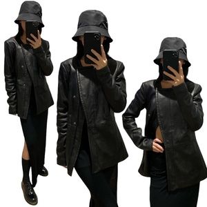 Theory Lamb Leather Biker Jacket